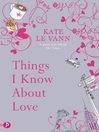 Things I Know About Love (eBook)
